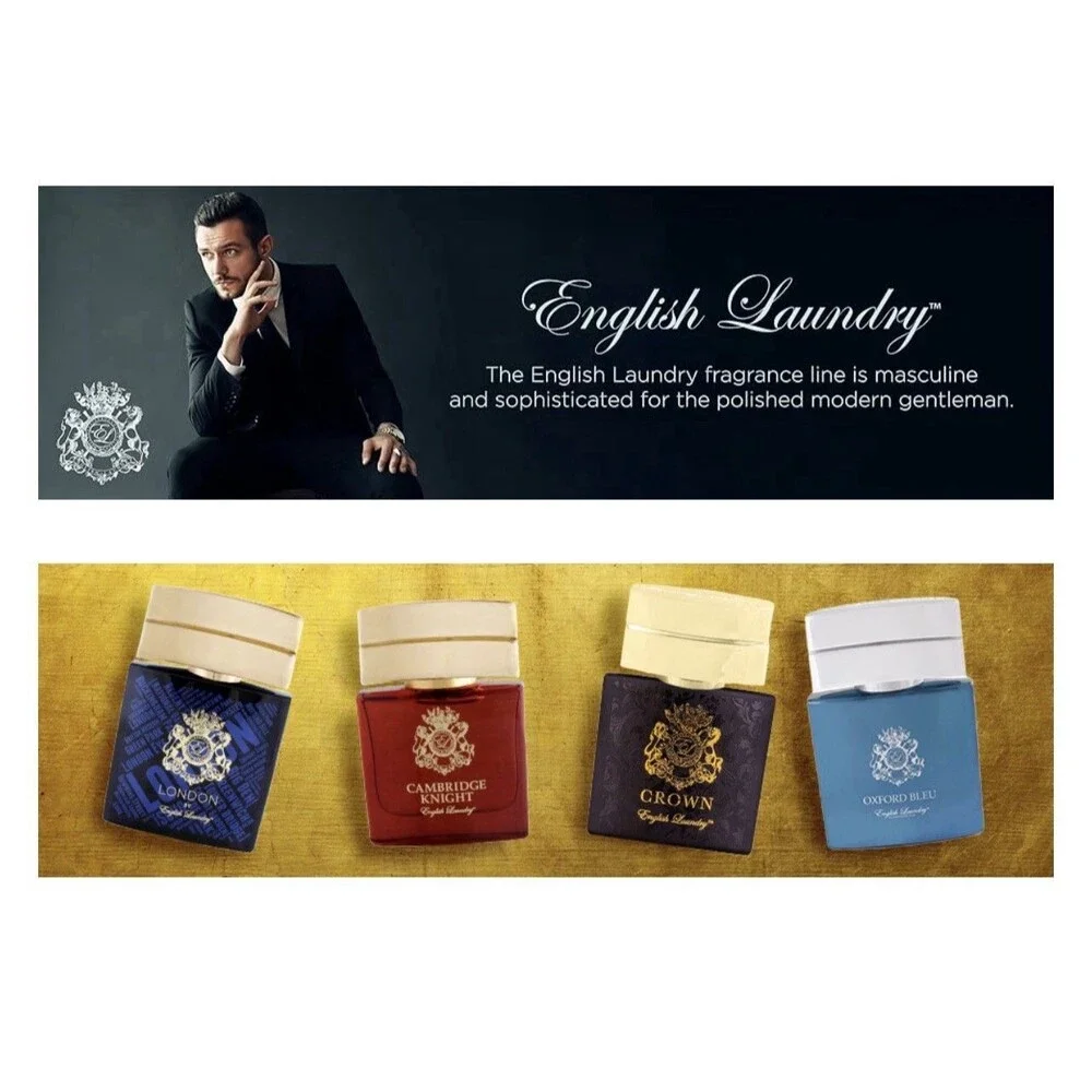 English Laundry Cologne Gift Set EDP Spray 4x20ml Oxford Crown London Cambridge